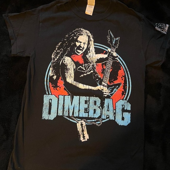 Black Dimebag Graphic T-Shirt - Picture 1 of 3